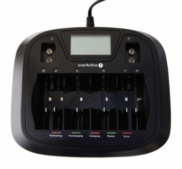NC900U LCD-зарядное устройство everActive для R03/R6/R14/R20/9V