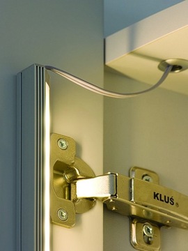 Zaślepka 45-ALU do profilu LED KLUŚ biała pełna