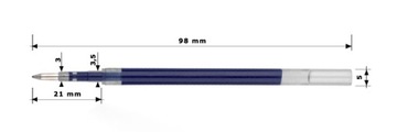 Гелевая вставка в Cosmo Zenith Calipso Zenit Blue