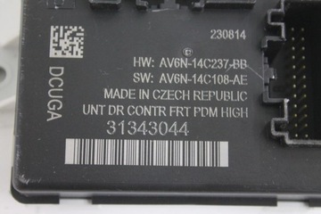 фото thumb №8, Модуль дверь правый левый перед 31343044 volvo v40 ii