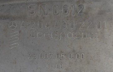 фото thumb №8, Mercedes glk w204 выхлоп гаситель конечный org полный