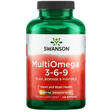 SWANSON Мультикислоты ОМЕГА 3-6-9 Сердце ИММУНИТЕТ
