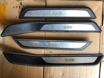 фото thumb №1, Накладки порогові декоративні bmw f02 long комплект