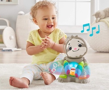 FISHER PRICE LINKIMALS интерактивный LENIWIEC на польском языке