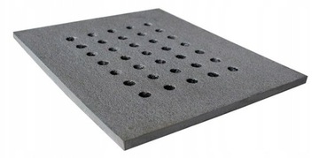 Ruszt żeliwny do kominka pieca 12MM NA WYMIAR 35x17,5cm SOLIDNY