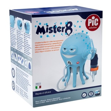 Inhalator ośmiornica PiC Mister 8 dzieci i dorosli