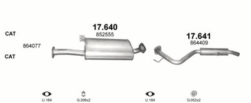 фото thumb №2, Глушитель конечный opel frontera b poj.3,2 v6 od 98r.