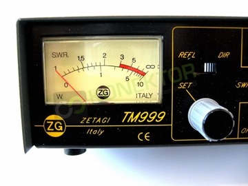 ZETAGI TM999 КСВ / ИЗМЕРИТЕЛЬ МОЩНОСТИ + MATCHER Лодзь