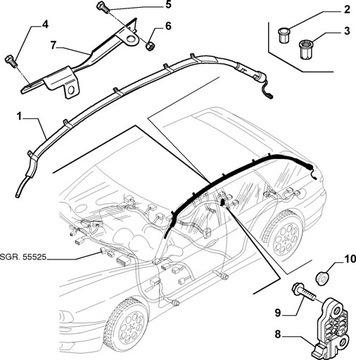 фото thumb №8, Датчик датчик подушка безпеки alfa 156 2001 60678863 новий