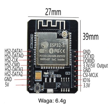 ESP32 CAM ESP-32S WiFi OV2640 Модуль микроконтроллера