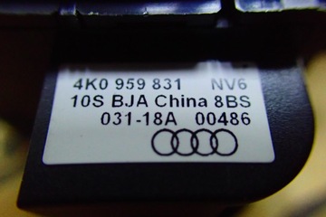 фото thumb №5, ^^ audi s6 c8 кнопка крышки багажника 4k0959831