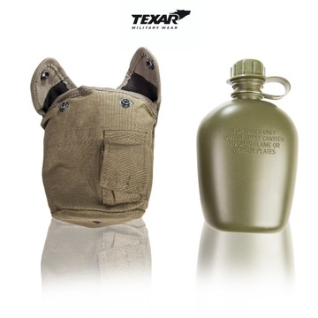 Фляга 1 литр с крышкой Olive Texar