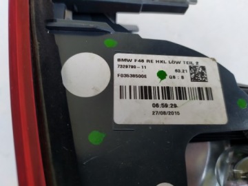 Фара правый  задний w крышке  bmw f46 lci без led Доставка, фото thumb