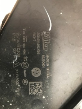 Vw polo 2g0941662 08s противотуманная фара led drl оригинал  европа Доставка, фото thumb