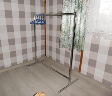 Вешалка для одежды магазинная, хром, 1,5 х 1,5 м