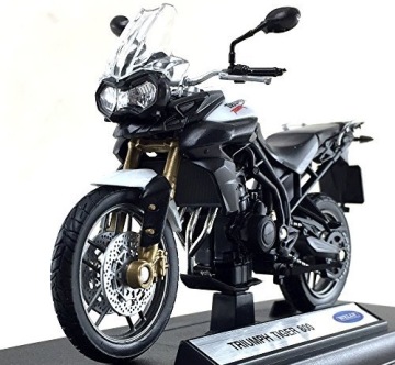 TRIUMPH Tiger 800 мотоцикл 1:18 Welly металл