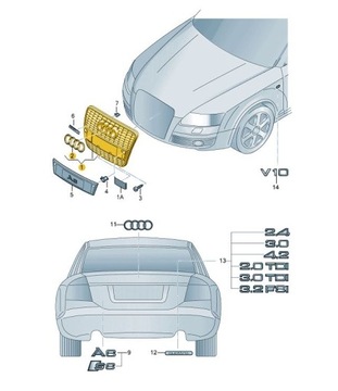 фото thumb №3, Решётка радиатора радиатора решётка радиатора перед хром audi a6 s6 aso