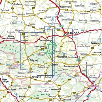 РОЗТОЧЕ-СРОДУВ ламинированная карта КОМПАС 2021