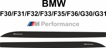 Наклейки на автомобиль BMW F30/G30/F35/F36 M Perform
