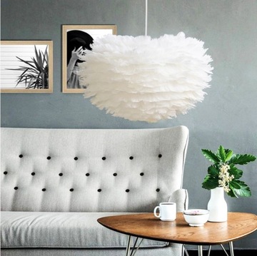 ПОДВЕСНОЙ ПОТОЛОЧНЫЙ СВЕТИЛЬНИК GLAMOUR FEATHER NORDIC БЕЛЫЙ ИНСТРУМЕНТАЛЬНЫЙ СВЕТИЛЬНИК