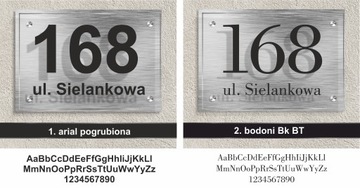 Алюминиевая табличка с адресом дома ЦВЕТА