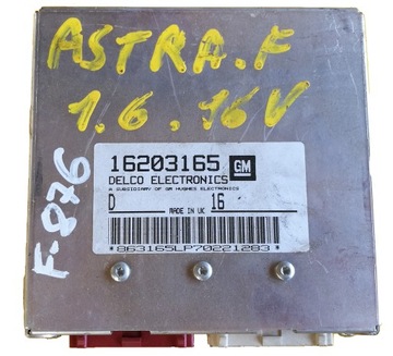 фото thumb №1, Бортовий комп'ютер двигуна opel оригінальний номер 16203165