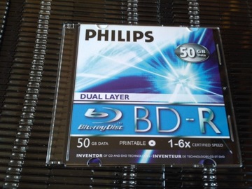 Philips BD-R DL 50 ГБ x6 Для печати 1 шт.