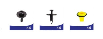 фото thumb №1, Клипса набор moc. подкрылок ford focus 98-04 szt ro