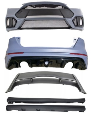 Купити Бампер перед задній пороги спойлер ford focus 14-18 rs, фото thumb