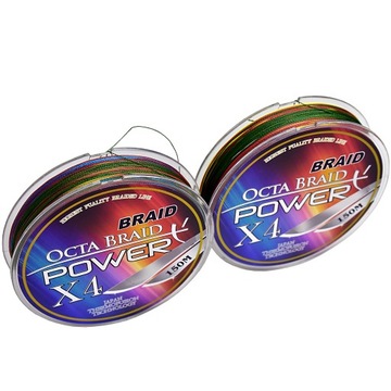 МОСТОВАЯ ЛЕСКА 150 м POWERX4 разноцветная 0,35 мм