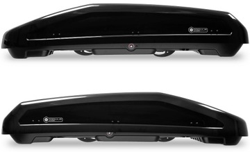 MODULA EVO 400L КОРОБКА НА ВЕРХНУЮ ДВУХСТОРОННУЮ ГЛЯНЦЕВУЮ ЧЕРНУЮ БАГАЖНИКУ SOSNowiec