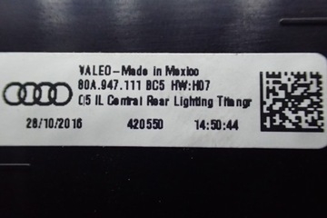 фото thumb №4, ^^ audi q5 лампа потолочный led 80a947111