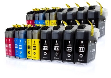 ЧЕРНИЛА ДЛЯ ПРИНТЕРА BROTHER DCP-J132W DCP-J152W MFC-J4110W MFC-J470DW/LC123