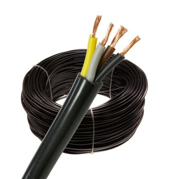 Кабель кабель OWY 4x1 мм Strand CU черный 100м