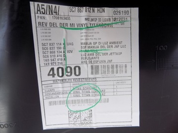 фото thumb №6, 5c7867012 обшивка двері правий перед jetta 5c шкіра