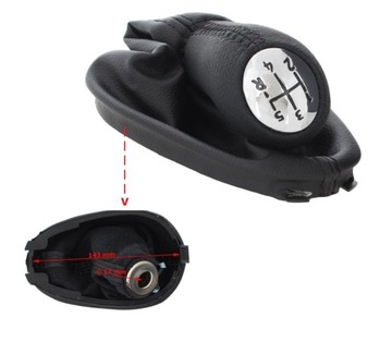 фото thumb №1, Ручка переключения передач чехол 5-g renault kangoo ii