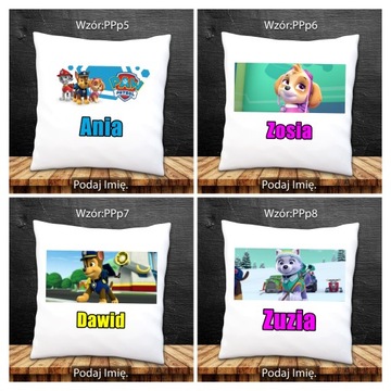 Подушка PAW Patrol PAW PATROL + ИМЯ ПОДАРОК