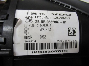 фото thumb №5, Bmw x1 f48 лічильник прилади 9382087 приладова панель