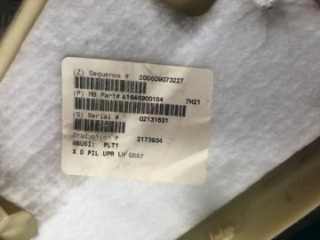 фото thumb №2, Mercedes gl x164 обивка защита стойка левая