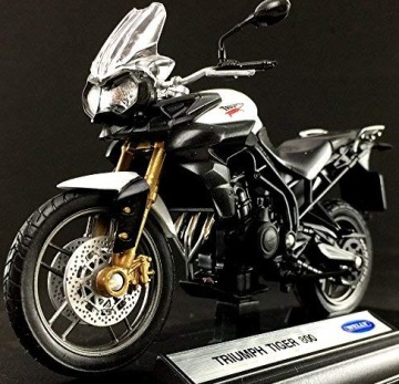 TRIUMPH Tiger 800 мотоцикл 1:18 Welly металл