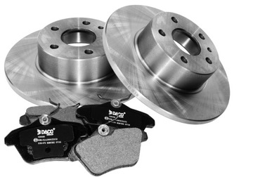 фото thumb №1, Гальмівні диски x2 + гальмівні колодки задня alfa romeo 147 156 164