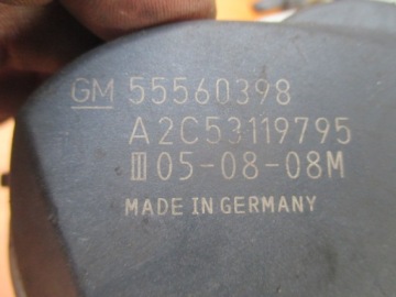 Opel astra h zafira b chevrolet 1.6 16v z16xer дросельна заслінка 55560398 Зі Шроту, фото thumb