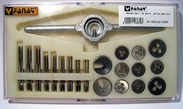 НАБОР РЕЗЬБНЫХ ПЛАСТИК M1 - M2,5 FANAR MINI