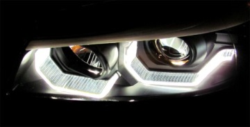 фото thumb №3, Bmw 3 e90 e91 05-08 лампи фари перед передні led кільця 3d h7/h1