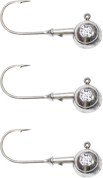 3x ДЖИГ-ГОЛОВКИ 5/0 PRECISION SILVER 12g OWNER