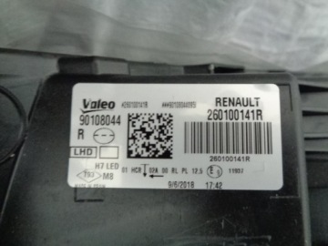 фото thumb №9, Renault оригинальный номер 260100033r лампа передняя