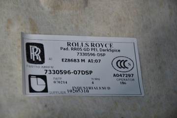 фото thumb №5, Rolls royce рейз rr5 потолок кожа