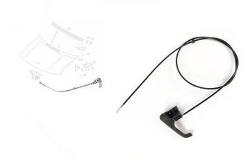 фото thumb №1, Трос відкривання капот двигуна mercedes sprinter