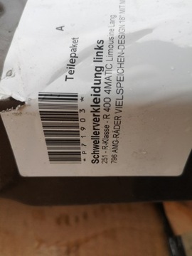 фото thumb №4, Mercedes r-klasa w251 lift long молдинг поріг 796