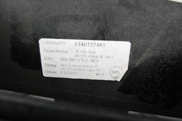 фото thumb №5, Подлокотник задний audi a8 s8 4h0885076l bc5